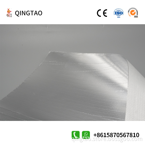 Aluminum Foil fiberglass cloth with aluminum foil